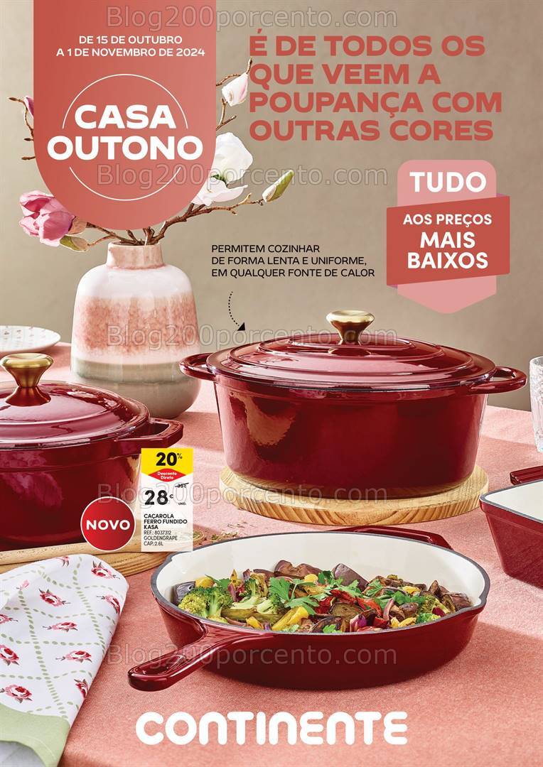 Antevisão Folheto CONTINENTE Casa Açores Promoções de 15 outubro a 1 novembro