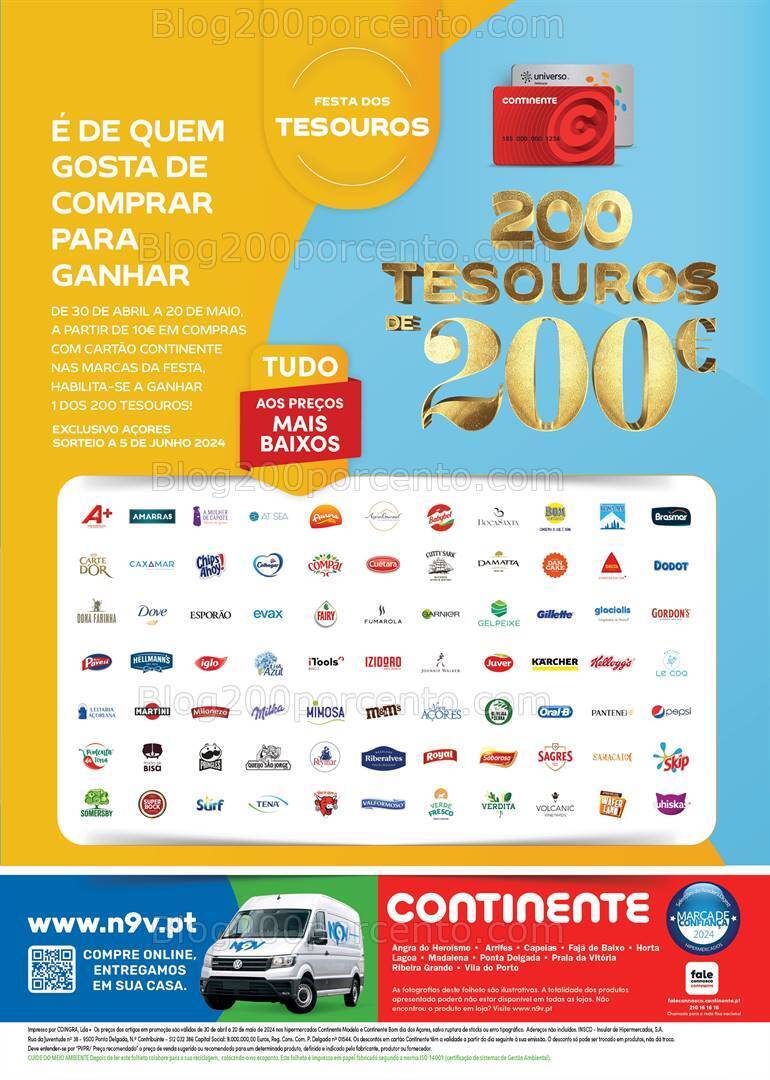 Antevisão Folheto CONTINENTE Promoções de 30 abril 20 maio