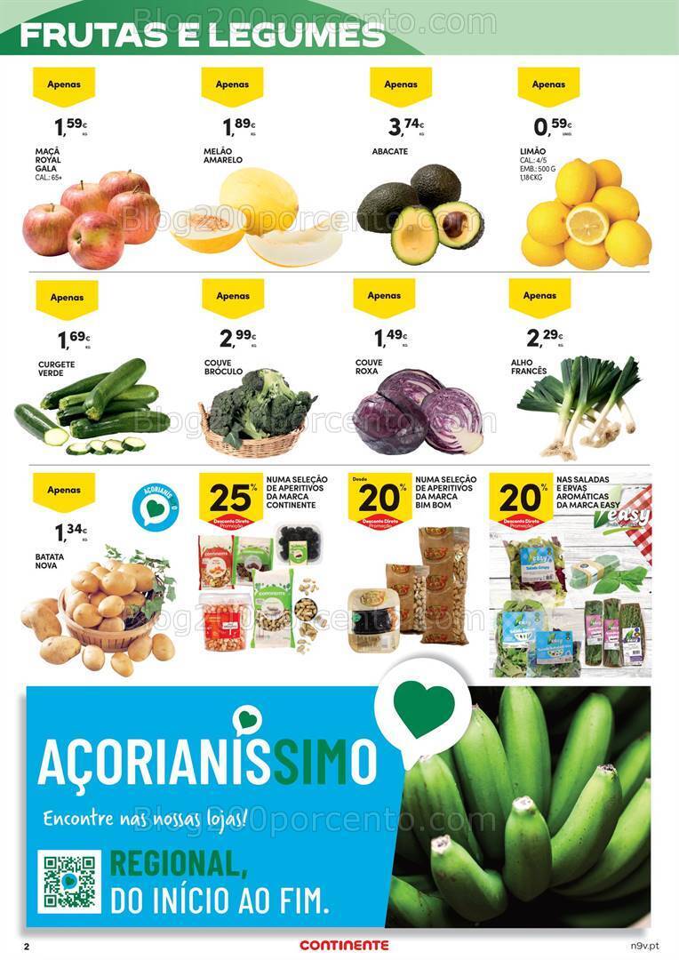 Antevisão Folheto CONTINENTE Açores Promoções de 25 abril a 8 maio