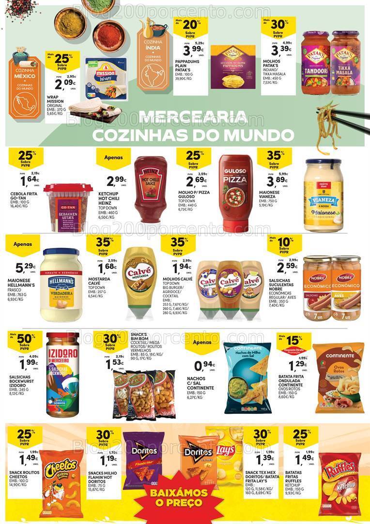 Antevisão Folheto CONTINENTE Açores Promoções de 25 abril a 8 maio