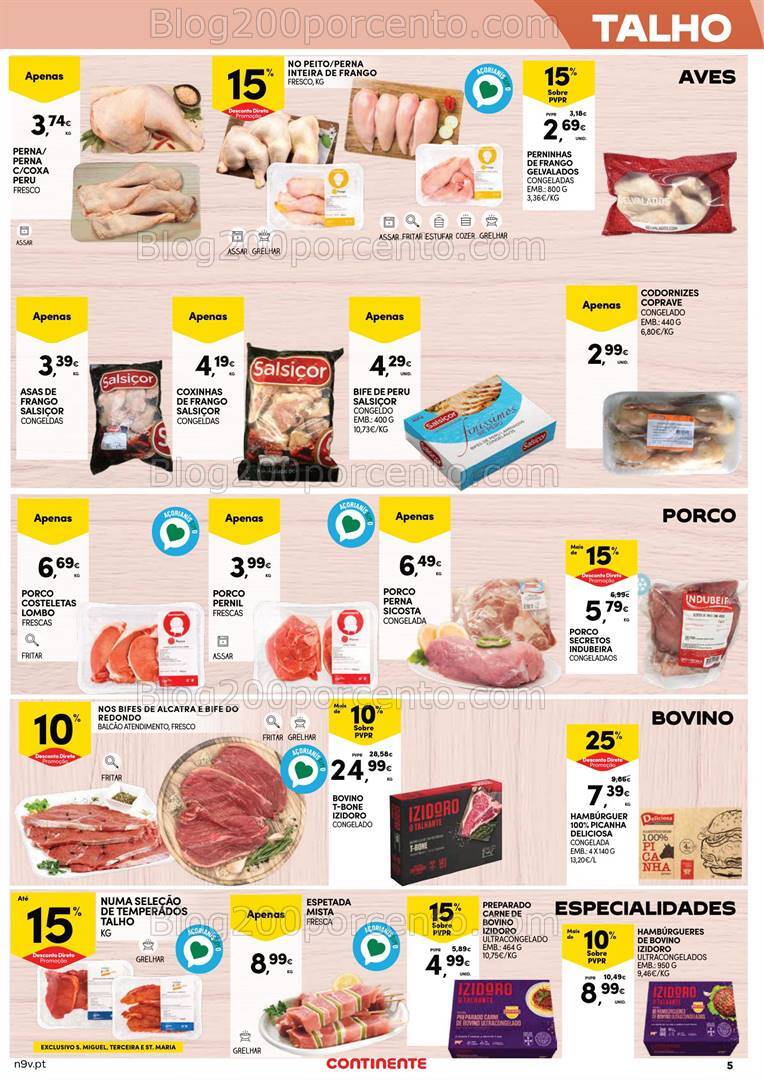 Antevisão Folheto CONTINENTE Açores Promoções de 29 agosto a 11 setembro