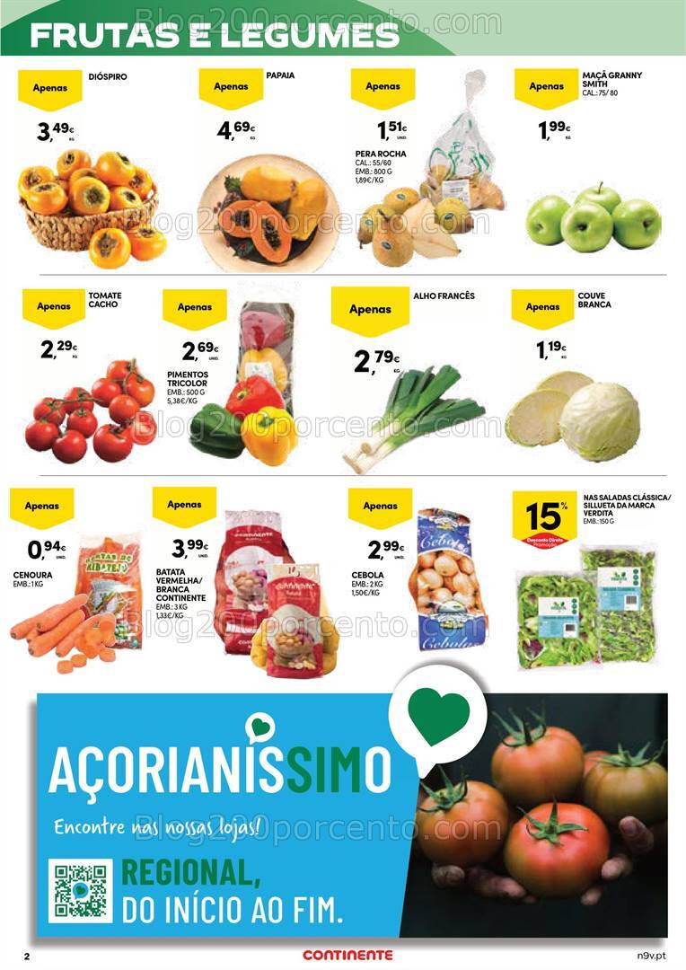 Antevisão Folheto CONTINENTE Açores Promoções de 7 a 20 novembro