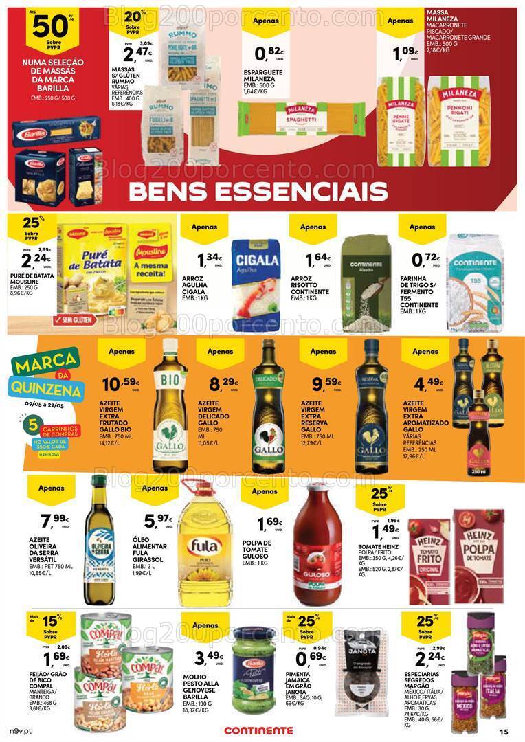 Antevisão Folheto CONTINENTE Açores Promoções de 9 a 22 maio