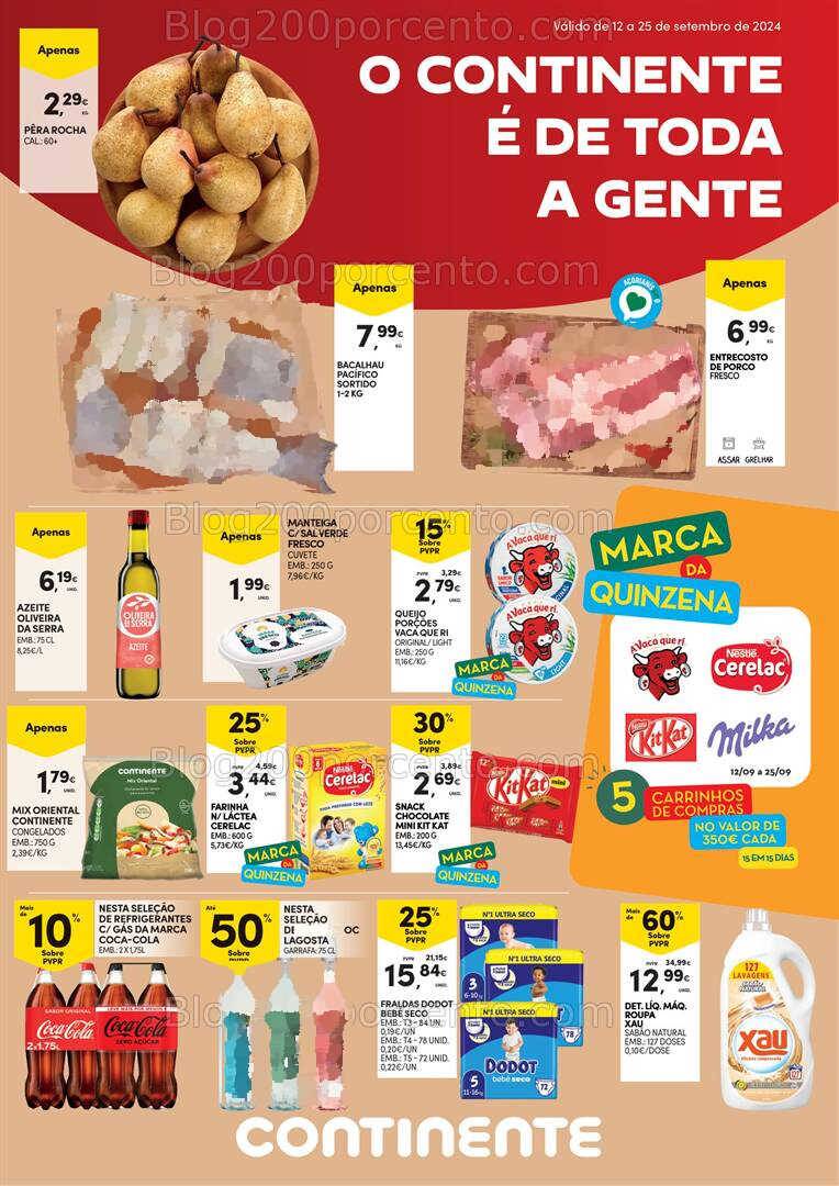 Antevisão Folheto CONTINENTE Açores Promoções de 12 a 25 setembro