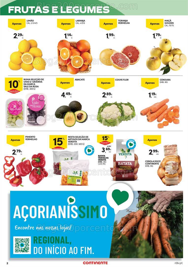 Antevisão Folheto CONTINENTE Açores Promoções de 12 a 25 setembro