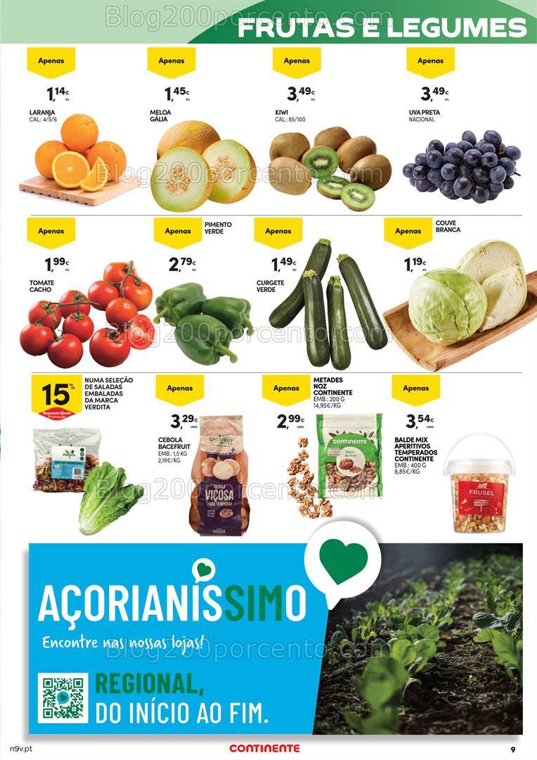 Antevisão Folheto CONTINENTE Açores Promoções até 28 agosto