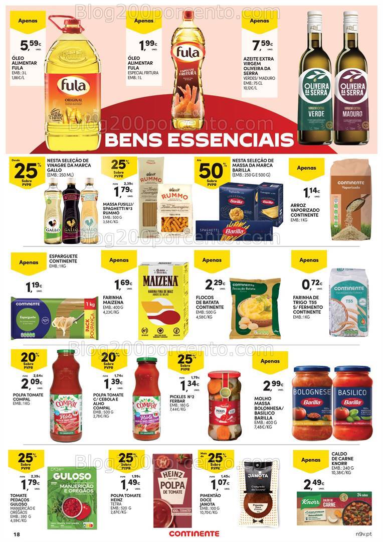 Antevisão Folheto CONTINENTE Açores Promoções até 28 agosto