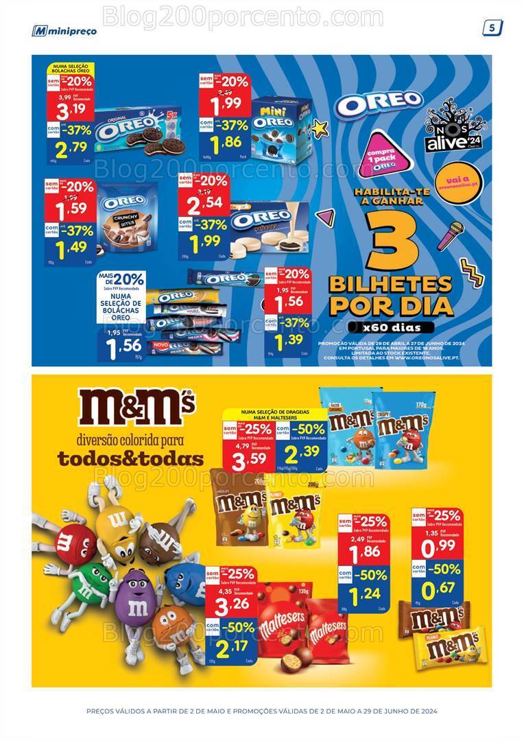 Antevisão Folheto MINIPREÇO Grandes Marcas Promoções de 2 maio a 29 junho