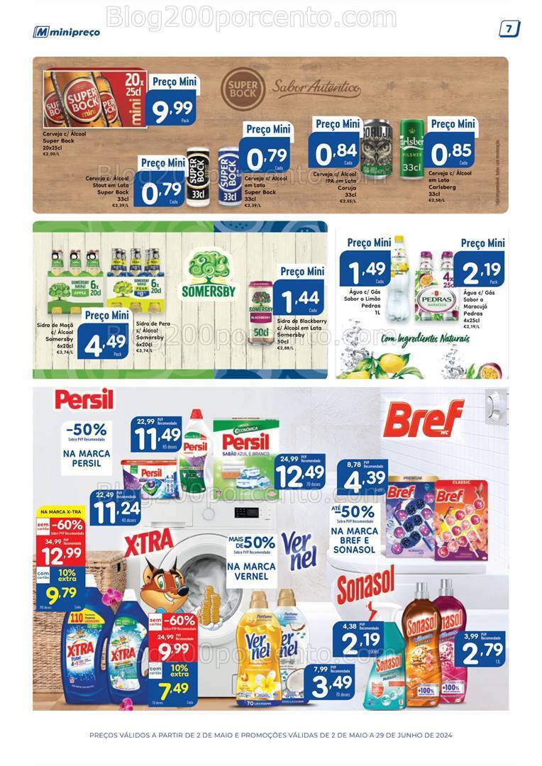 Antevisão Folheto MINIPREÇO Grandes Marcas Promoções de 2 maio a 29 junho