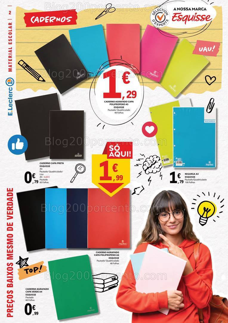 Antevisão Folheto E-LECLERC Guia Promoções de 1 a 30 setembro