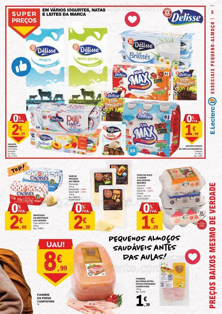 Antevisão Folheto E-LECLERC Guia Promoções de 1 a 30 setembro