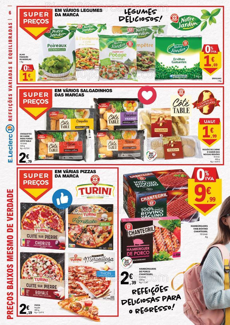 Antevisão Folheto E-LECLERC Guia Promoções de 1 a 30 setembro