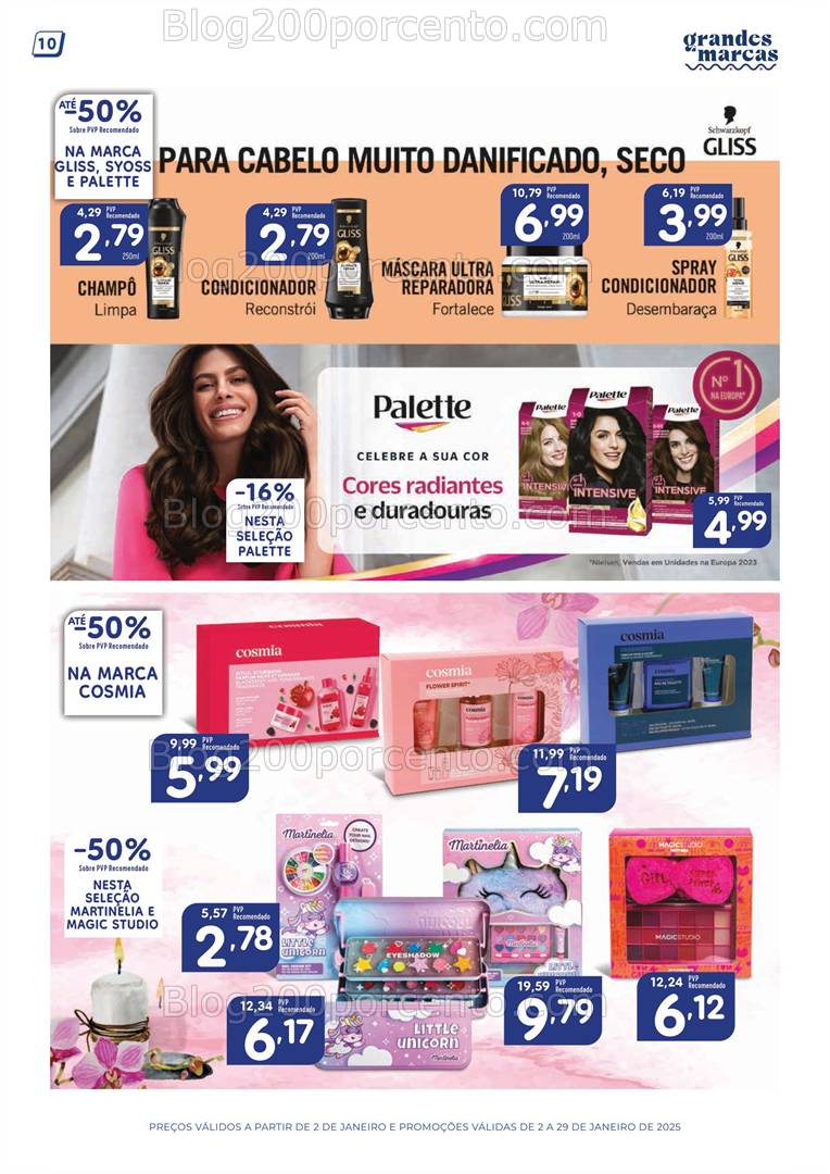 Antevisão Folheto MINIPREÇO Bebé + Grandes Marcas Promoções de 2 a 29 janeiro