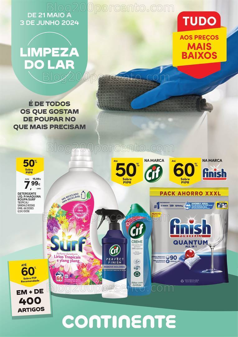 Antevisão Folheto CONTINENTE Açores Feira da Limpeza até 3 junho