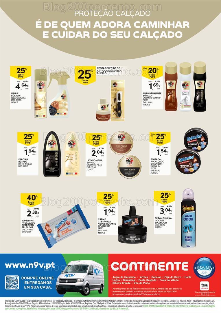 Antevisão Folheto CONTINENTE Açores Feira da Limpeza até 3 junho