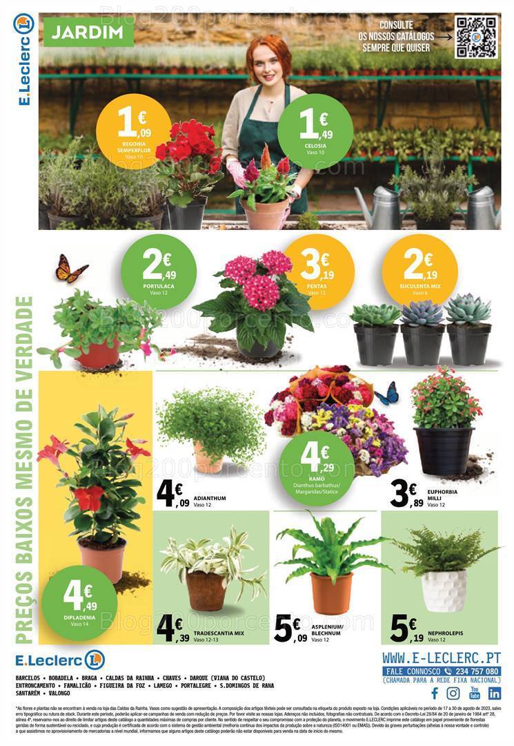 Antevisão Folheto E-LECLERC Bazar Promoções de 17 a 30 agosto