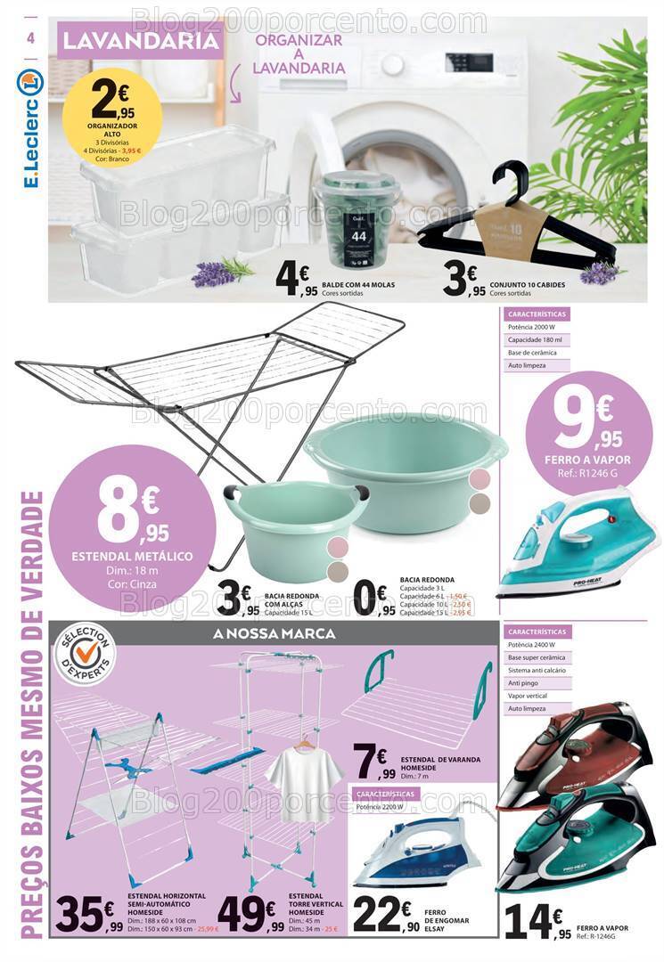 Antevisão Folheto E-LECLERC Bazar Promoções de 14 a 27 setembro