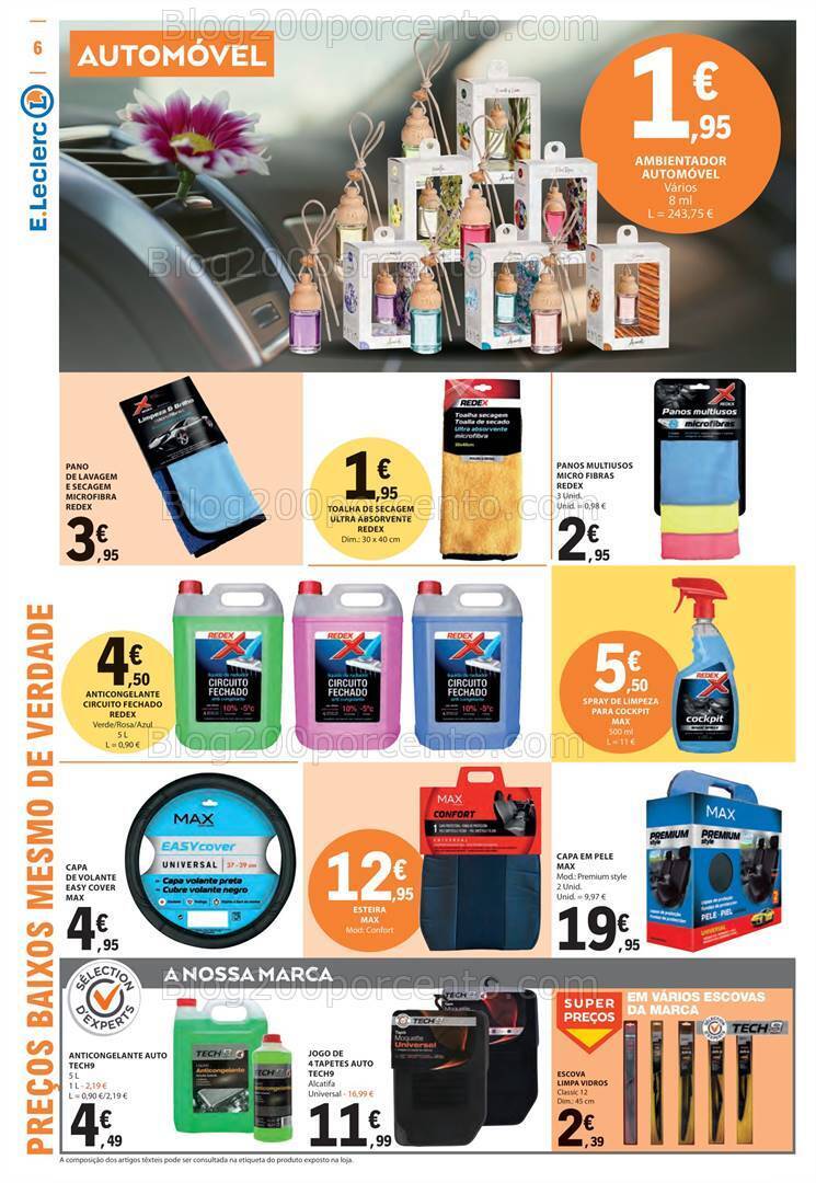 Antevisão Folheto E-LECLERC Bazar Promoções de 14 a 27 setembro