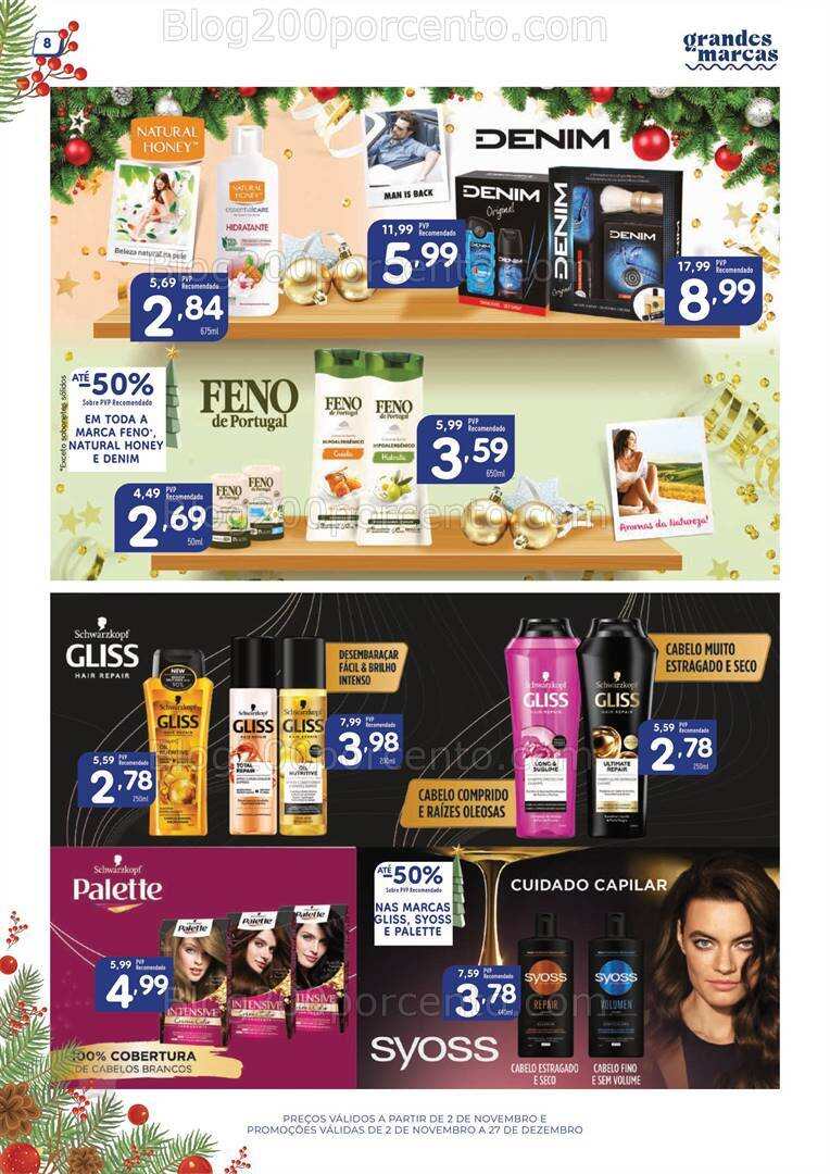 Antevisão Folheto MINIPREÇO Grandes Marcas Natal - 2 novembro a 27 dezembro