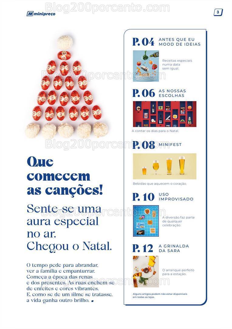 Antevisão Folheto MINIPREÇO Temptation Natal Promoções a partir de 2 novembro