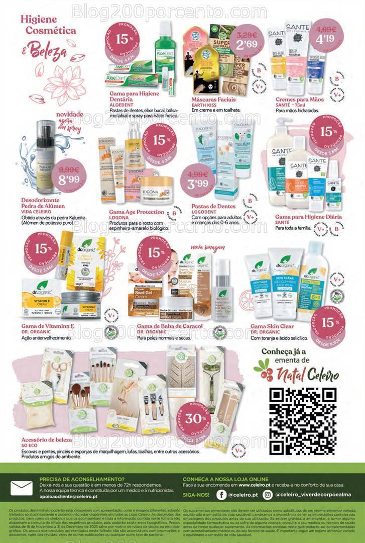 Antevisão Folheto CELEIRO Natal Promoções de 15 novembro a 31 dezembro