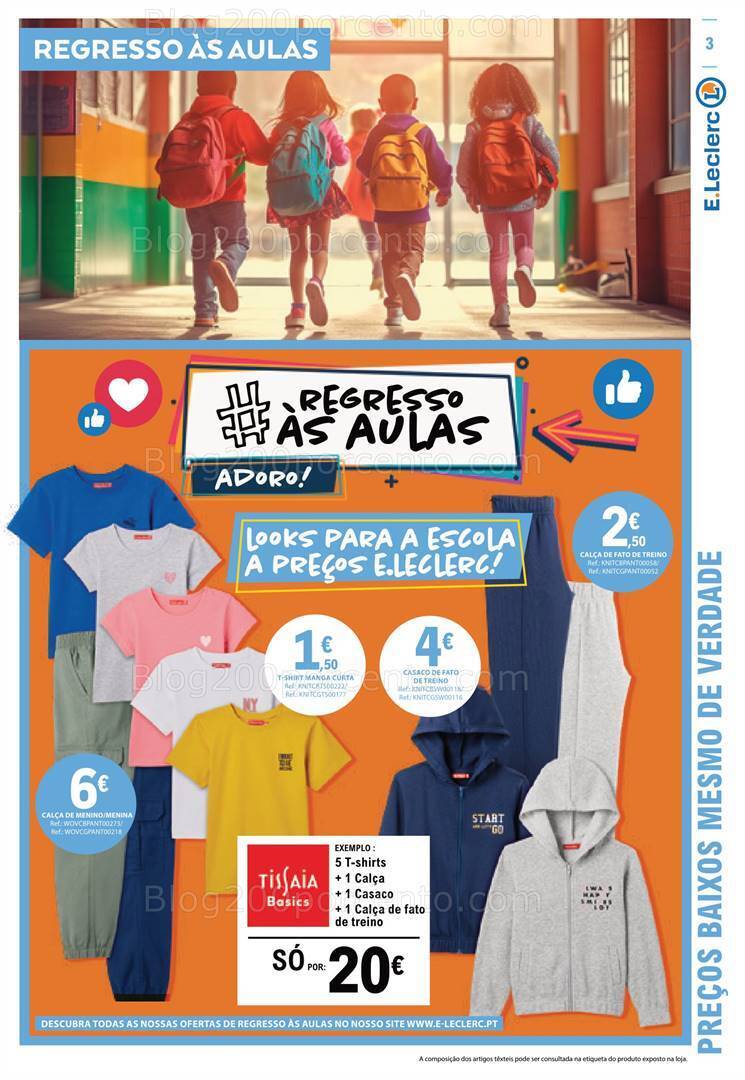Antevisão Folheto E-LECLERC Bazar Promoções de 17 a 30 agosto