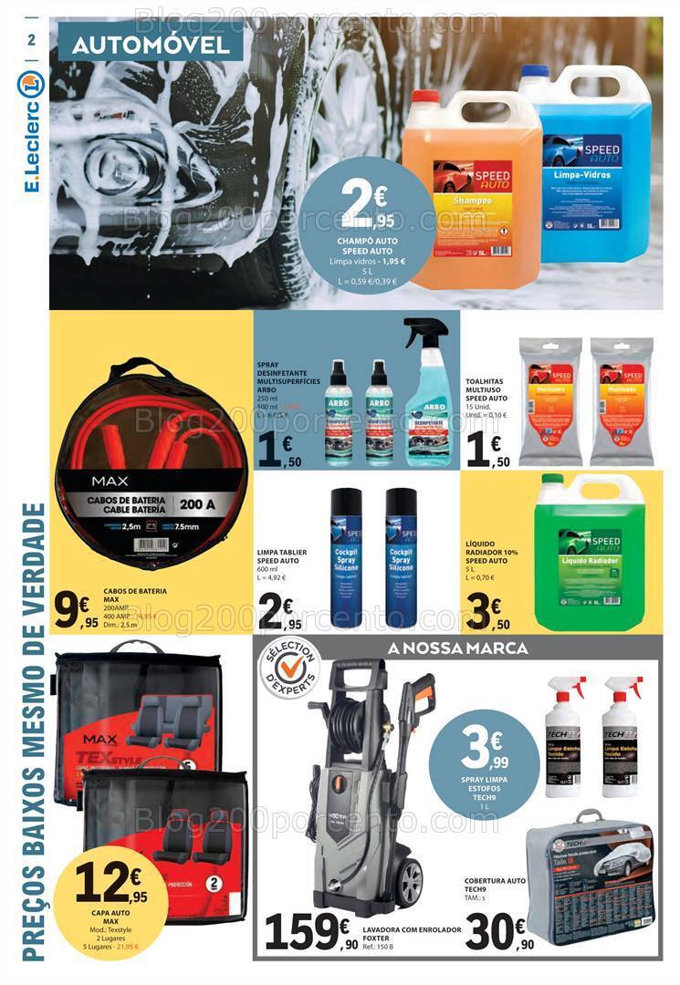 Antevisão Folheto E-LECLERC Bazar Promoções de 31 agosto a 13 setembro