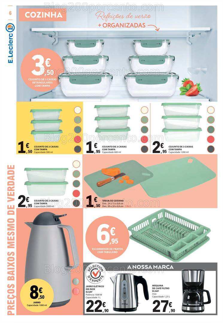 Antevisão Folheto E-LECLERC Bazar Promoções de 31 agosto a 13 setembro