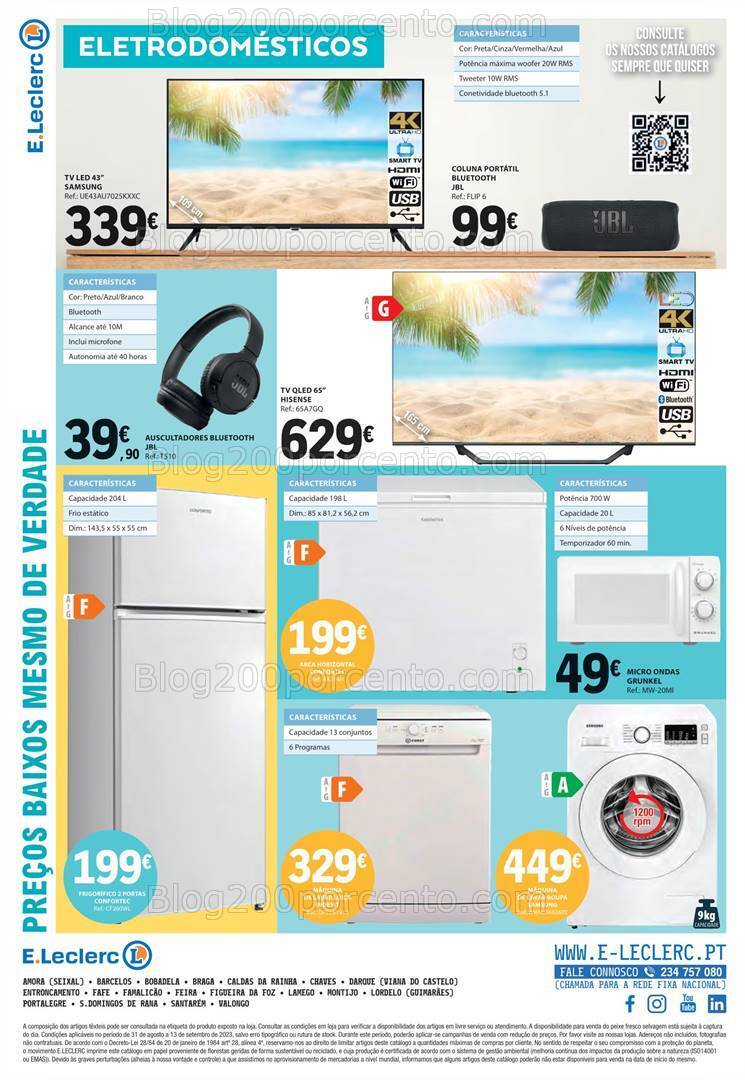 Antevisão Folheto E-LECLERC Bazar Promoções de 31 agosto a 13 setembro