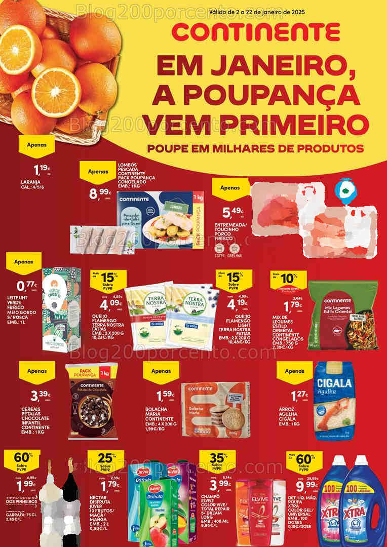 Antevisão Folheto CONTINENTE Açores Promoções de 2 a 22 janeiro