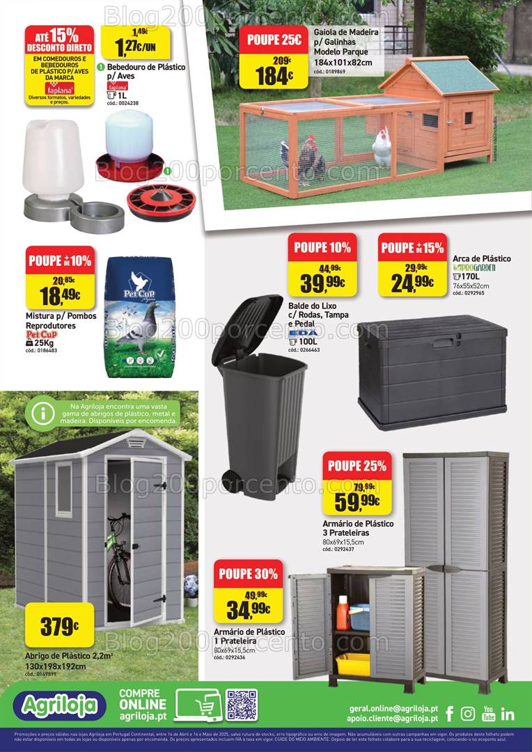 Antevisão Folheto AGRILOJA Primavera - Verão Promoções de 14 abril a 14 maio