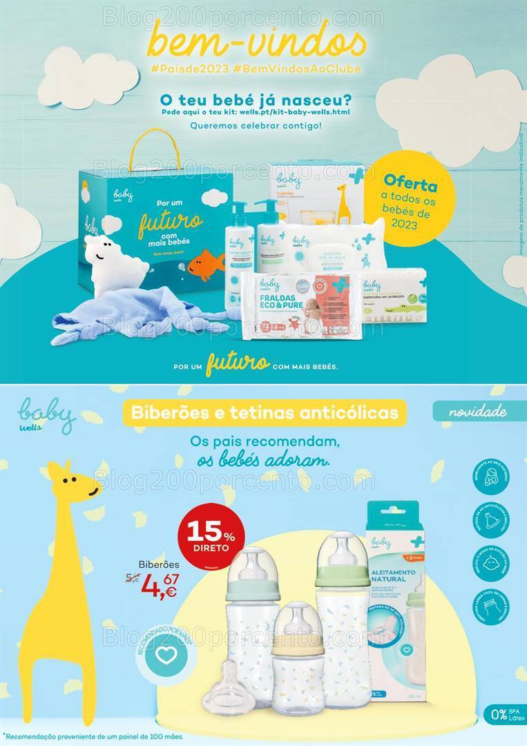 Antevisão Folheto WELLS Promoções de 22 agosto a 25 setembro