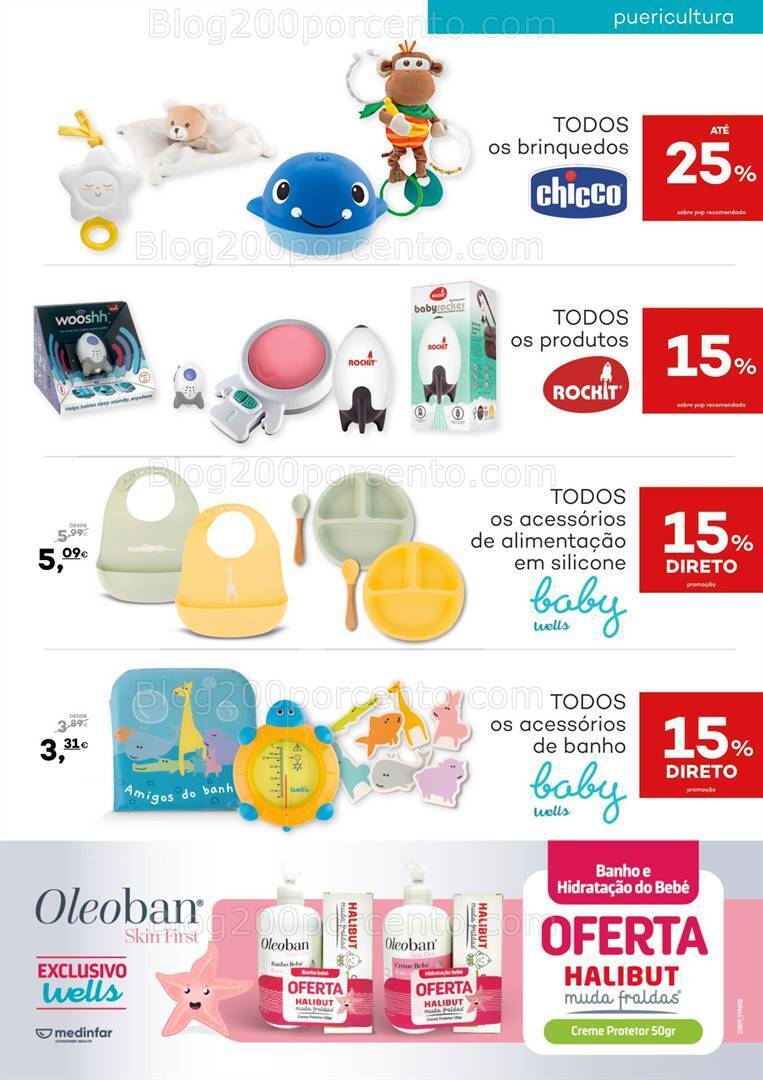 Antevisão Folheto WELLS Promoções de 22 agosto a 25 setembro