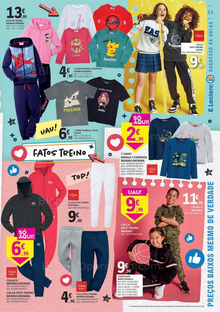 Antevisão Folheto E-LECLERC Regresso às Aulas Promoções de 15 agosto a 10 setembro