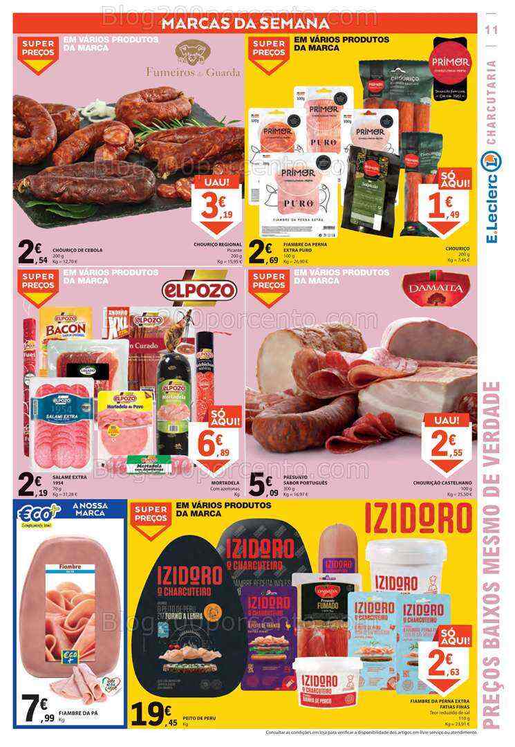 Antevisão Folheto E-LECLERC Promoções de 10 a 16 agosto