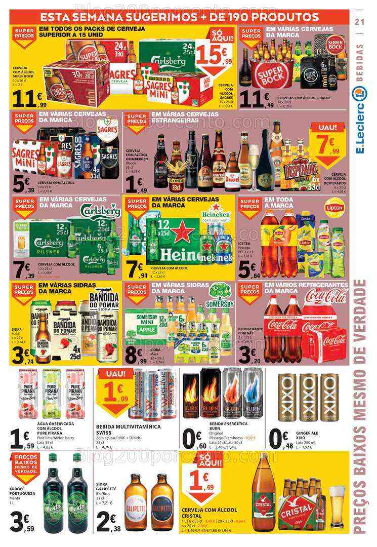 Antevisão Folheto E-LECLERC Promoções de 10 a 16 agosto