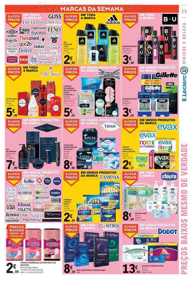 Antevisão Folheto E-LECLERC Promoções de 10 a 16 agosto