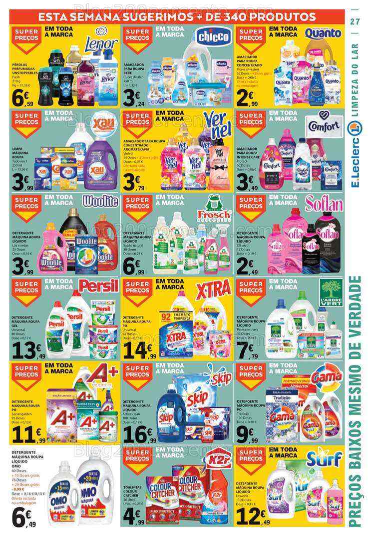 Antevisão Folheto E-LECLERC Promoções de 10 a 16 agosto