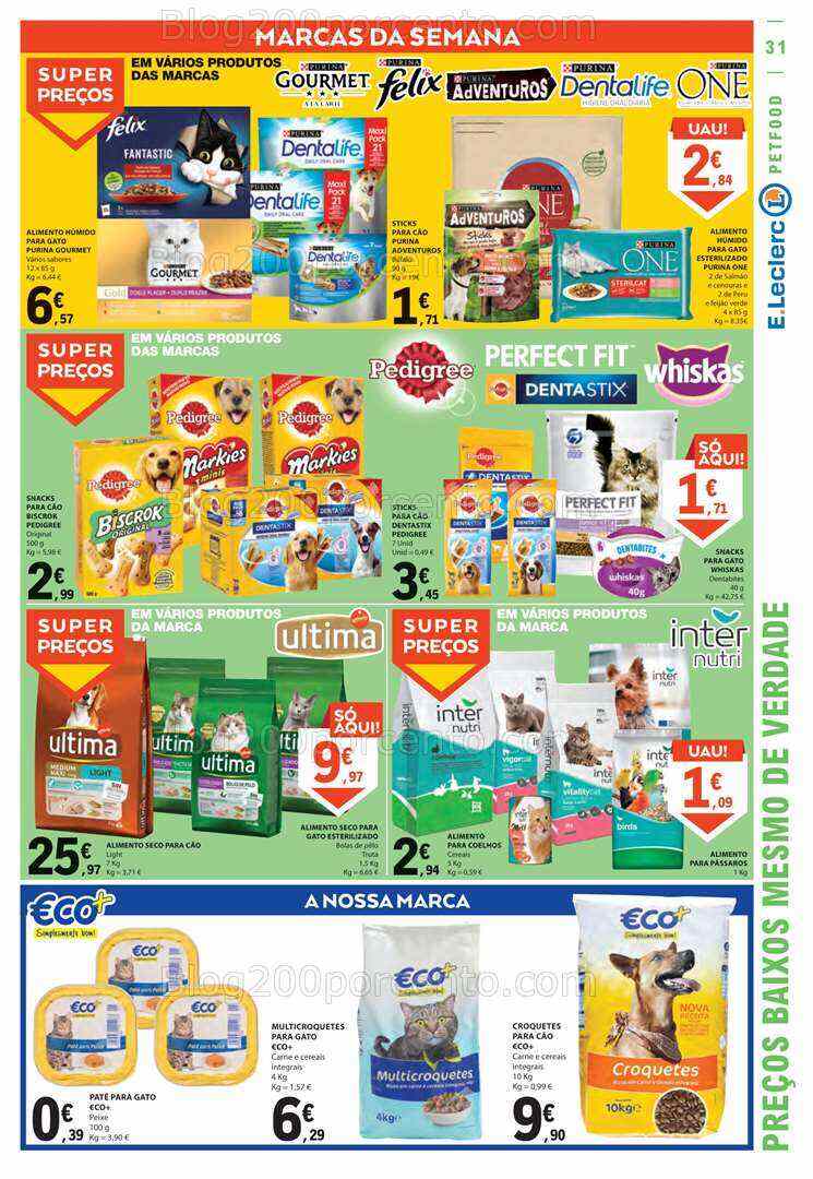 Antevisão Folheto E-LECLERC Promoções de 10 a 16 agosto