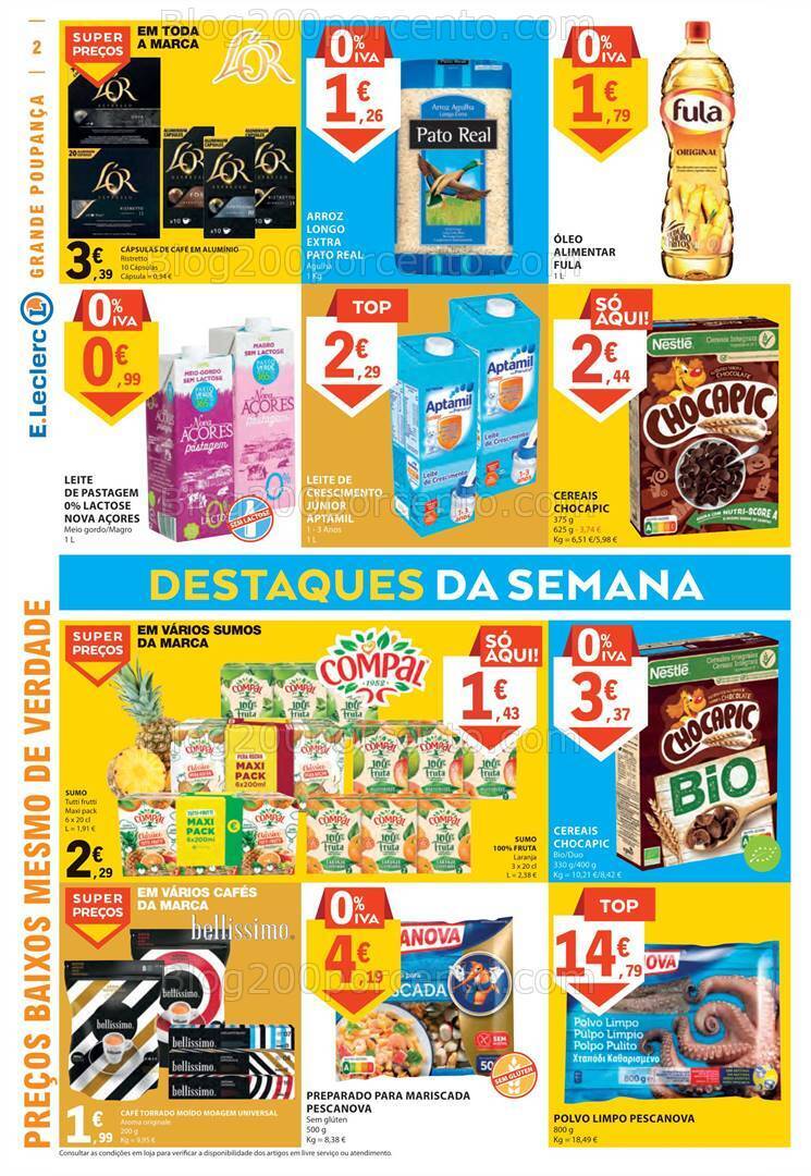 Antevisão Folheto E-LECLERC Promoções de 31 agosto a 6 setembro