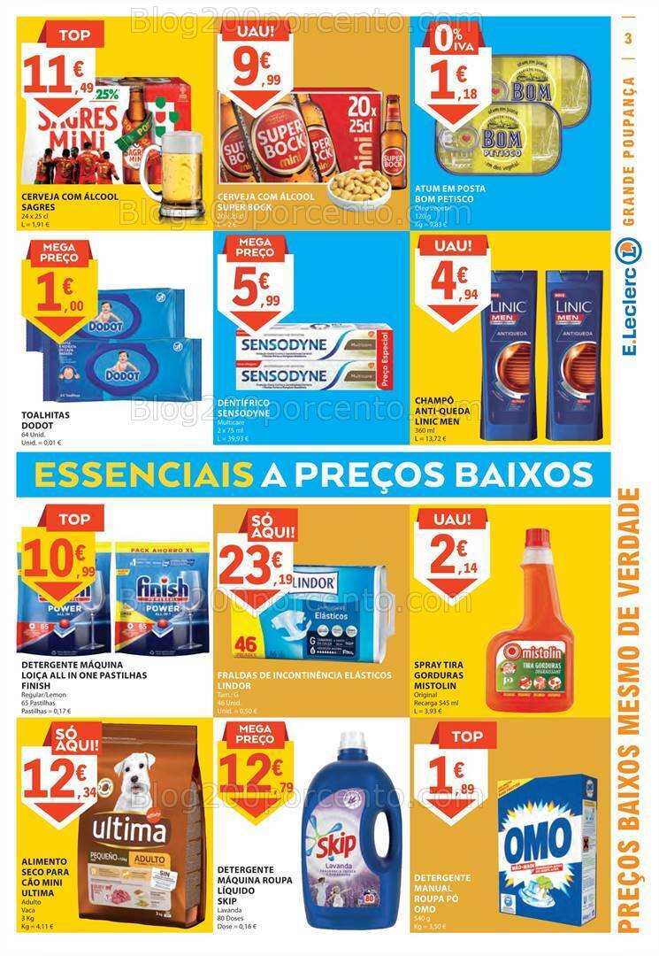 Antevisão Folheto E-LECLERC Promoções de 31 agosto a 6 setembro