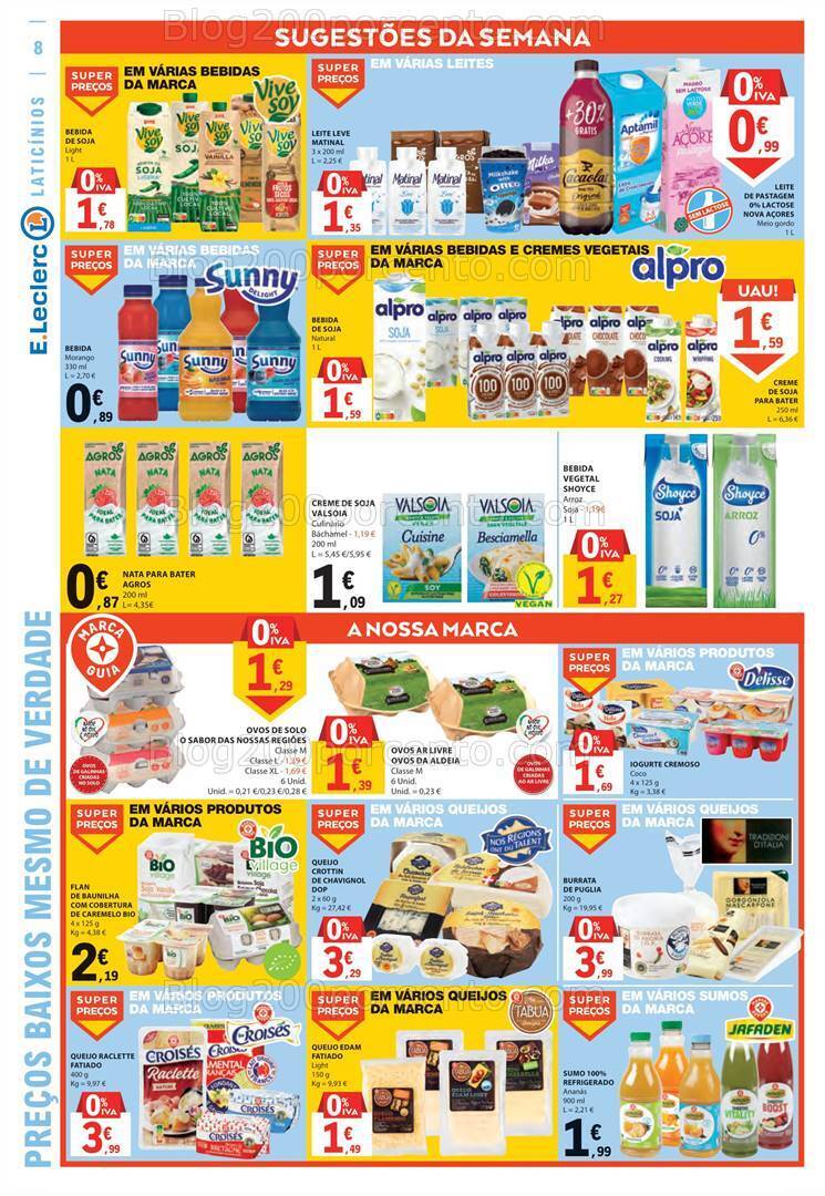 Antevisão Folheto E-LECLERC Promoções de 31 agosto a 6 setembro