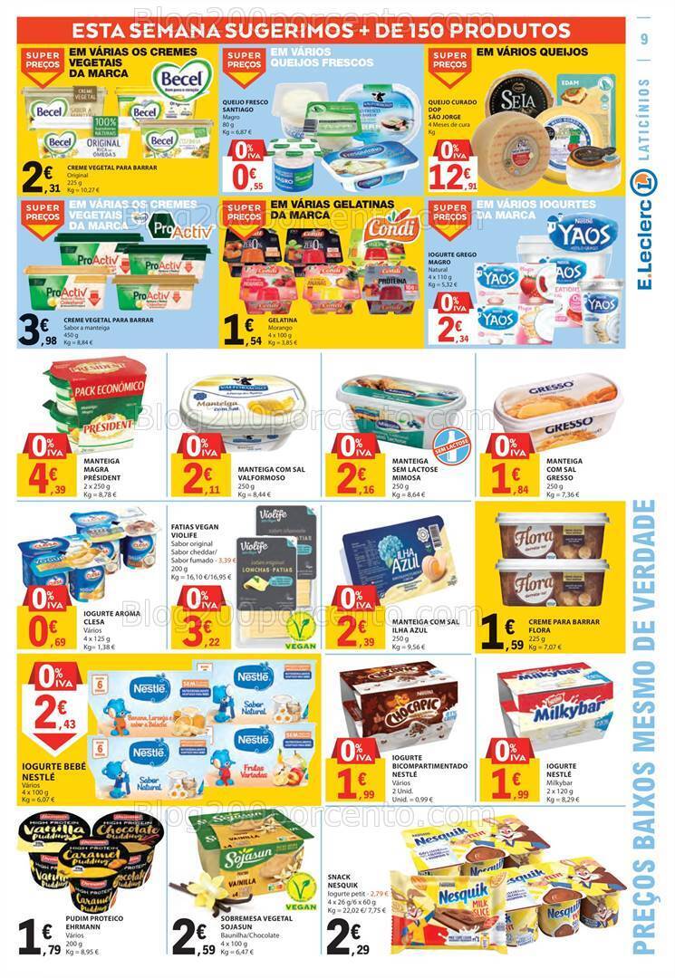 Antevisão Folheto E-LECLERC Promoções de 31 agosto a 6 setembro