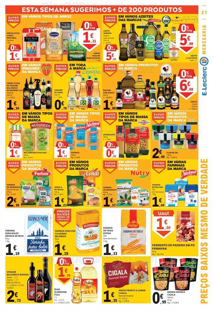 Antevisão Folheto E-LECLERC Promoções de 31 agosto a 6 setembro
