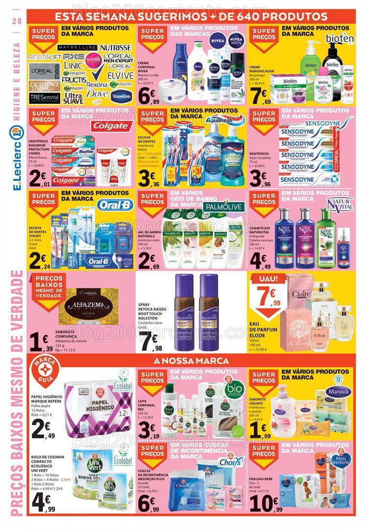 Antevisão Folheto E-LECLERC Promoções de 31 agosto a 6 setembro