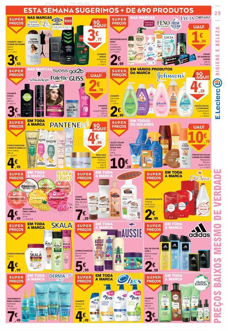 Antevisão Folheto E-LECLERC Promoções de 31 agosto a 6 setembro