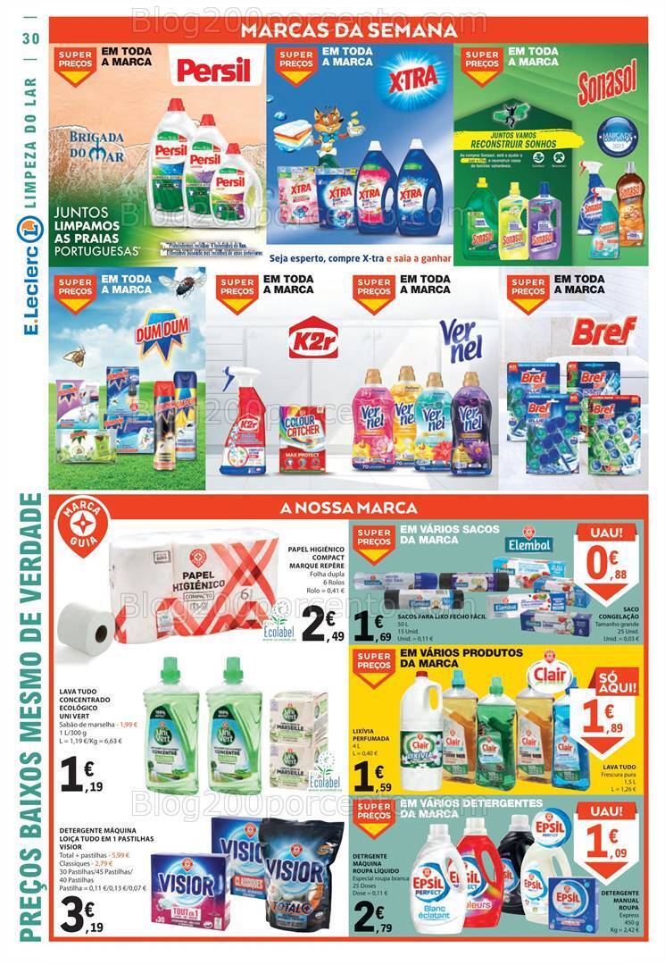 Antevisão Folheto E-LECLERC Promoções de 31 agosto a 6 setembro