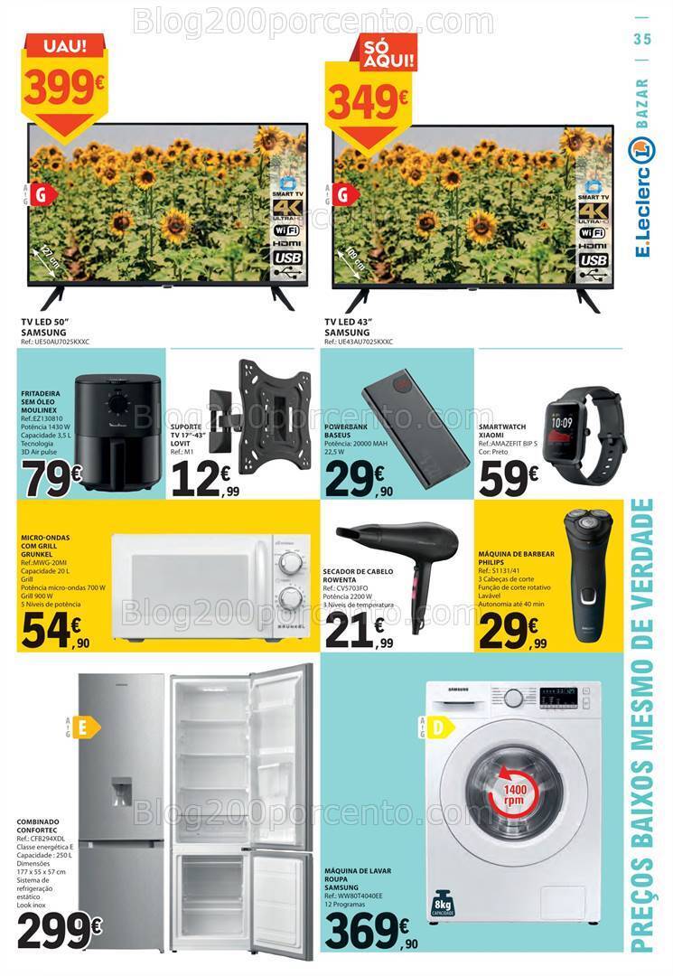 Antevisão Folheto E-LECLERC Promoções de 31 agosto a 6 setembro