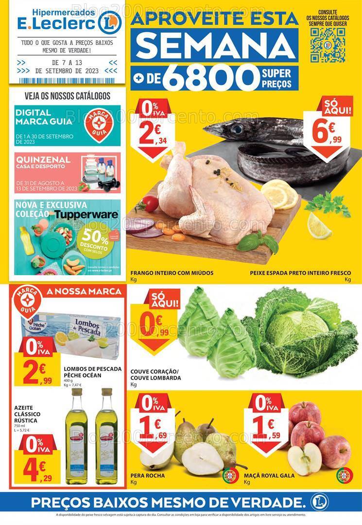 Antevisão Folheto E-LECLERC Promoções de 7 a 13 setembro
