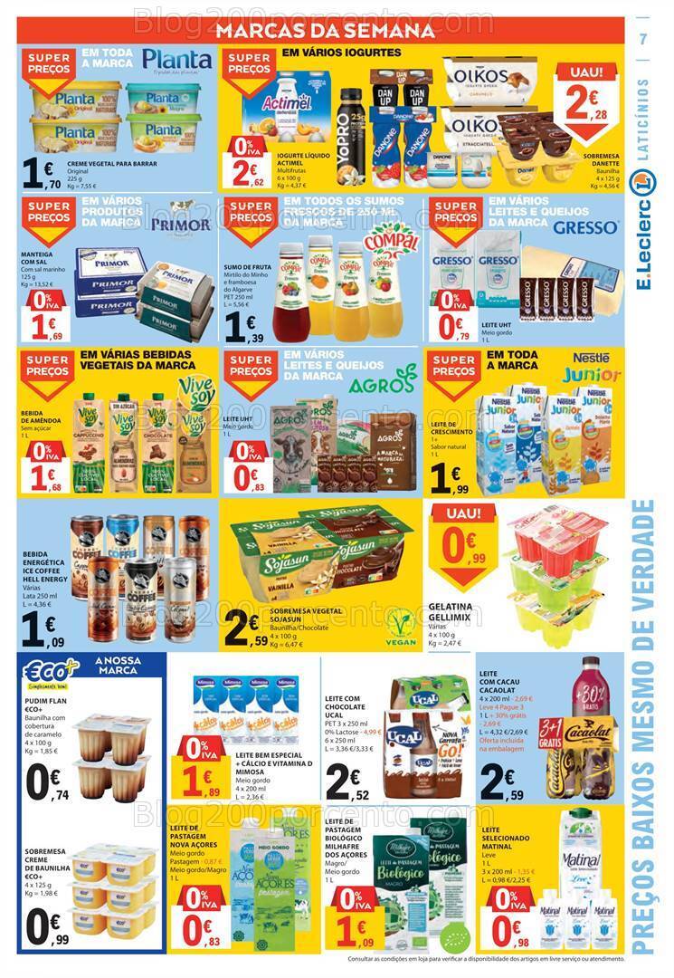 Antevisão Folheto E-LECLERC Promoções de 7 a 13 setembro